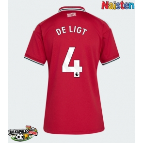 Manchester United Matthijs de Ligt #4 Kotipaita Naisten 2026-27 Lyhythihainen